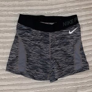 Nike pro spandex shorts